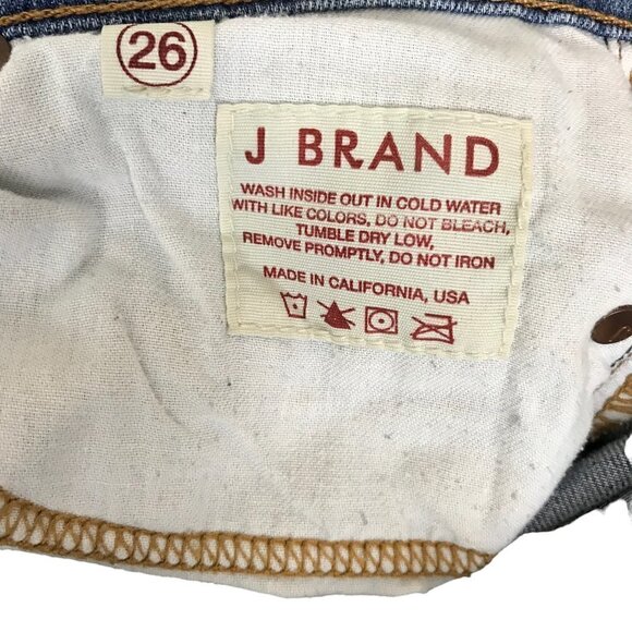 J Brand Light Wash Distressed Jeans Size 26 - Picture 7 of 7